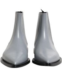 Dolce & Gabbana - Light Chelsea Short Ankle Boots Shoes Leather - Lyst