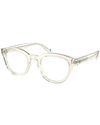 Polo Ralph Lauren - Eyeglasses Round Full Rim, Shiny Transparent Pinot Frame And Clear Demo Lenses Lens Ph22625034 Sunglasses - Lyst