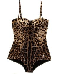 Dolce & Gabbana - One-Piece Swimsuit - Lyst