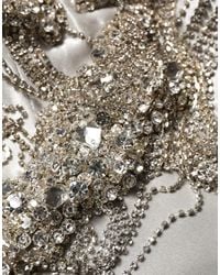 Dolce & Gabbana - Crystal Embellished Eveninggown Dress Silk Elastane - Lyst
