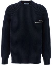 Prada - Virgin Wool Cardigan - Lyst
