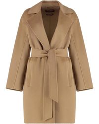 Max Mara - Wool And Cashmere Midi Coat - Lyst