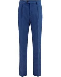 Brunello Cucinelli - Cotton Blend Chino Pants Cotton; Elastane - Lyst