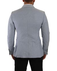 Dolce & Gabbana - Cotton Linen Slim Fit Jacket Coat Blazer Light Clothing - Lyst