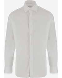 Alessandro Gherardi - Shirt Stretch Cotton Blend - Lyst
