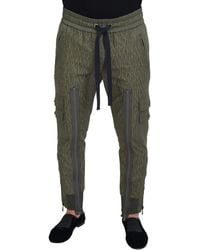 Dolce & Gabbana - Camouflage Cargo Pants Zip Detail - Lyst