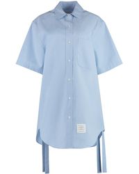 Thom Browne - Cotton Shirtdress - Lyst