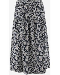 Polo Ralph Lauren - Cotton Skirt With Floral Pattern - Lyst