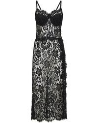 Dolce & Gabbana - Cordonetto Lace Midi Dress - Lyst