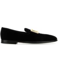 Dolce & Gabbana - Velvet Loafers - Lyst