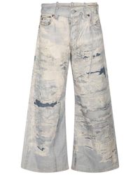 Acne Studios - Distressed Wide-Leg Jeans - Lyst