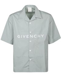 Givenchy - Logo Printed Short-Sleeved Shirt - Lyst