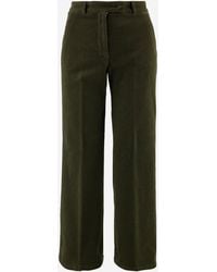 Ql2 - Trousers Stretch Cotton Velvet - Lyst