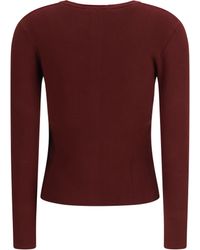 Weekend by Maxmara - Cardigan Ribbed Viscose - Lyst