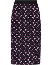 Marine Serre - Moon Midi Skirt - Lyst