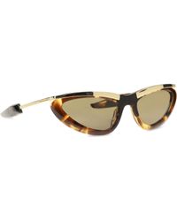 Bottega Veneta - Sunglasses Prisma Cat-Eye Havana- Acetate - Lyst