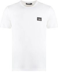 Dolce & Gabbana - Crew-Neck Cotton T-Shirt - Lyst