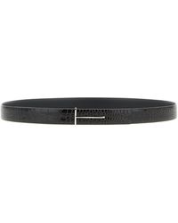 Tom Ford - 'Slim T' Reversible Belt - Lyst