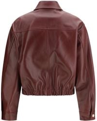 Versace - Leather Jacket - Lyst