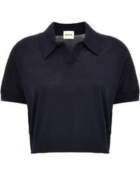 KHAITE - Morgane Polo Shirt - Lyst