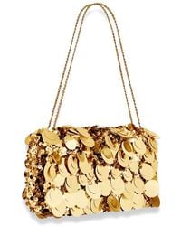 Rabanne - Sparkle Baguette Shoulder Bag With Sequins And-Colored Discs - Lyst