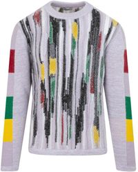 Dior Mohair Knitted Sweater Top - Multicolor