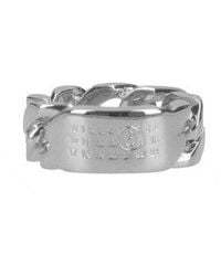 MM6 by Maison Martin Margiela - Minimal Chain-Link Ring - Lyst