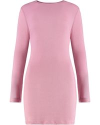 SABLYN - Kelly Ribbed Knitted Dress Viscose - Lyst