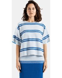 Bielo - Double-Face Pile Striped Reversible T-Shirt T-Shirts And Polos - Lyst