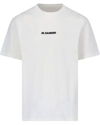Jil Sander - Logo T-Shirt - Lyst