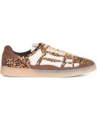 Amiri - Animalier Calf Hair Pacif Bones Sneakers - Lyst