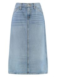 RE/DONE - Skirt Main Fabric: Cotton - Lyst