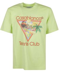 Casablanca - Afro Cubism Tennis Club Printed T-Shirt - Lyst