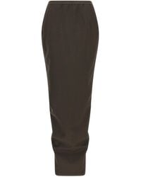 Rick Owens - 'Soft Pillar Long' Skirt - Lyst