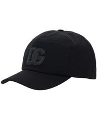 Dolce & Gabbana - Baseball Cap With Logo Patch On The Front - Lyst