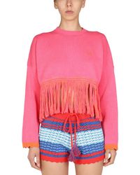 Gallo - Logo Embroidery Sweater - Lyst