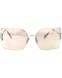 Miu Miu - Sunglasses 0Mu 54Ys Metal - Lyst