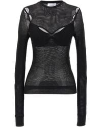 Off-White c/o Virgil Abloh - Net Arrow Bralette Top - Lyst