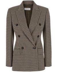 Max Mara - Double-Breasted Jacket Eccelso Viscose Blazers - Lyst