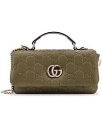 Gucci - Mini Gg Milano Leather Handbag With All-Over Gg Motif - Lyst