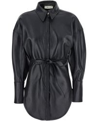 Blumarine - Shirt With Classic Collar And Waistband - Lyst