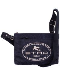 Etro - Nylon Shoulder Bag - Lyst
