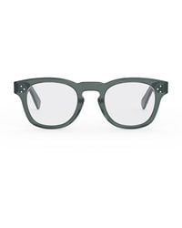 Celine - Bold Round Framed Glasses - Lyst
