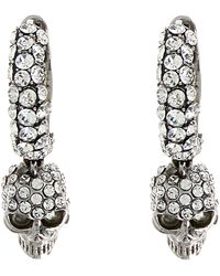 ピアス ALEXANDER MCQUEEN SKULL BAR EARRINGS Women's Skull Bar Earrings in Gold | Alexander McQueen US