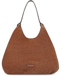 Gianni Chiarini - Dua Suede Handbag Cowhide Handbags - Lyst