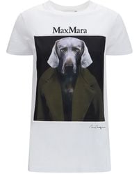 Max Mara - Calca Graphic Print T-Shirt - Lyst