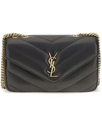 Saint Laurent - Loulou Leather Crossbody Bag Lamb Ovis Aries Shoulder - Lyst