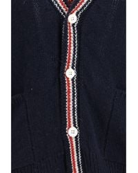 Thom Browne - Hector Donegal Yarn Cardigan - Lyst