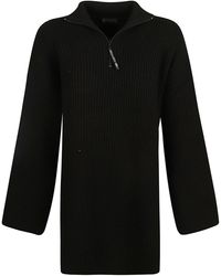 Balenciaga - Ribbed Sweatshirt - Lyst
