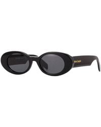 Palm Angels - Sunglasses Oval Full Rim, Frame And Dark Lens Peri051Sgilroy1007 - Lyst
